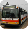 Busways red & orange liveried buses